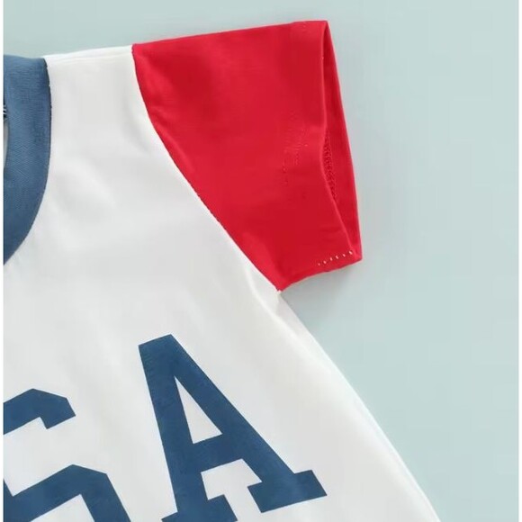 New Boutique USA Colorblock Top, 2T - Picture 3 of 4